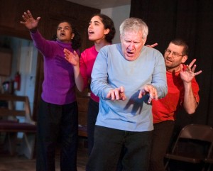 Image of original cast of 'Healing York Playback' in April 2008.