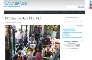 IlanaSpace.com - a website for dance and mixed media artists in Washington, DC